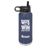 Dink To Win Pickleball Water Bottle