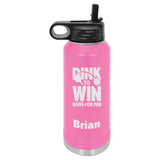 Dink To Win Pickleball Water Bottle