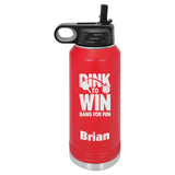 Dink To Win Pickleball Water Bottle